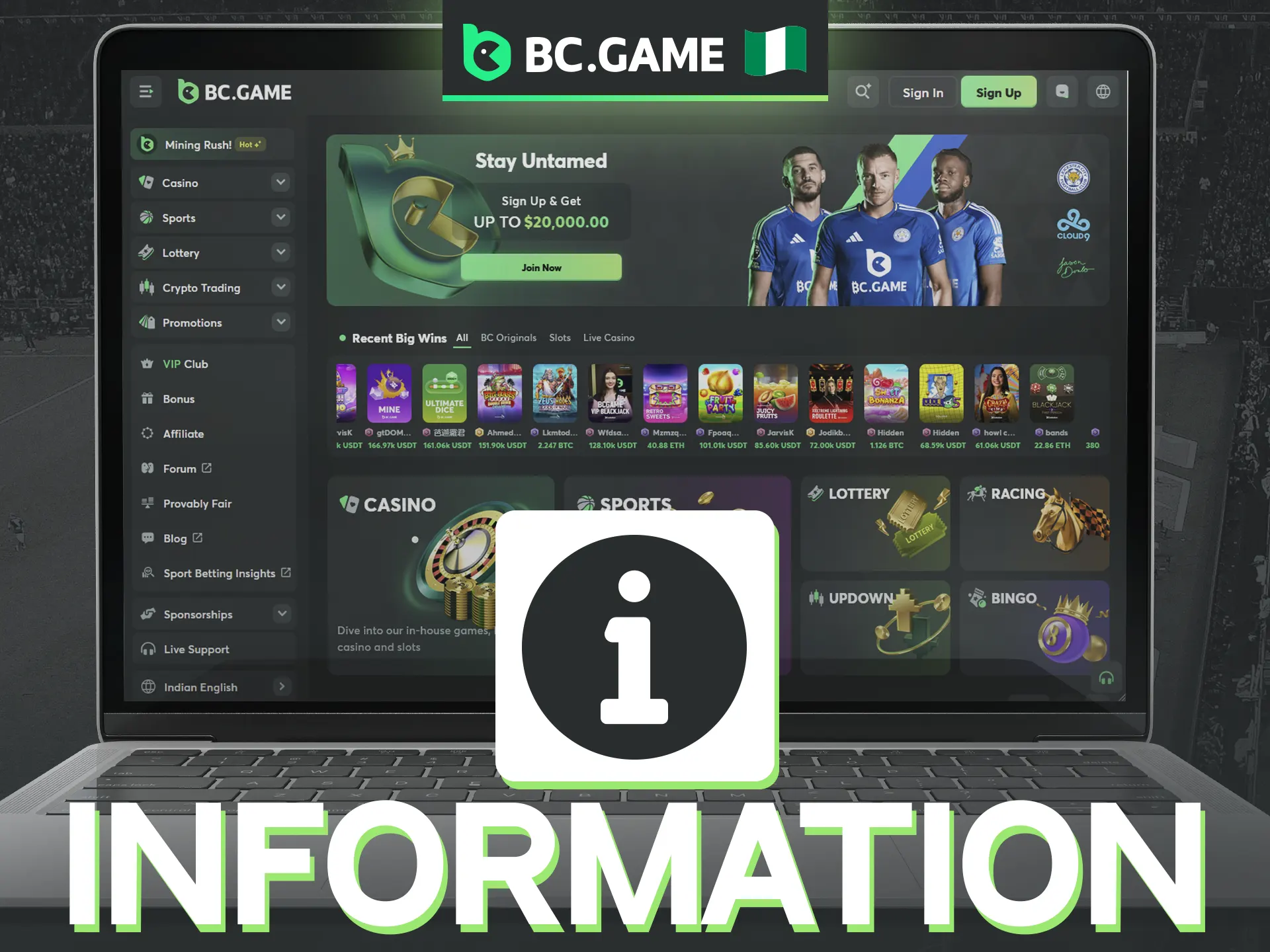 Clients of the BC Game website get access to bonuses and promotions, various types of games, diffirent payment options and so much more.