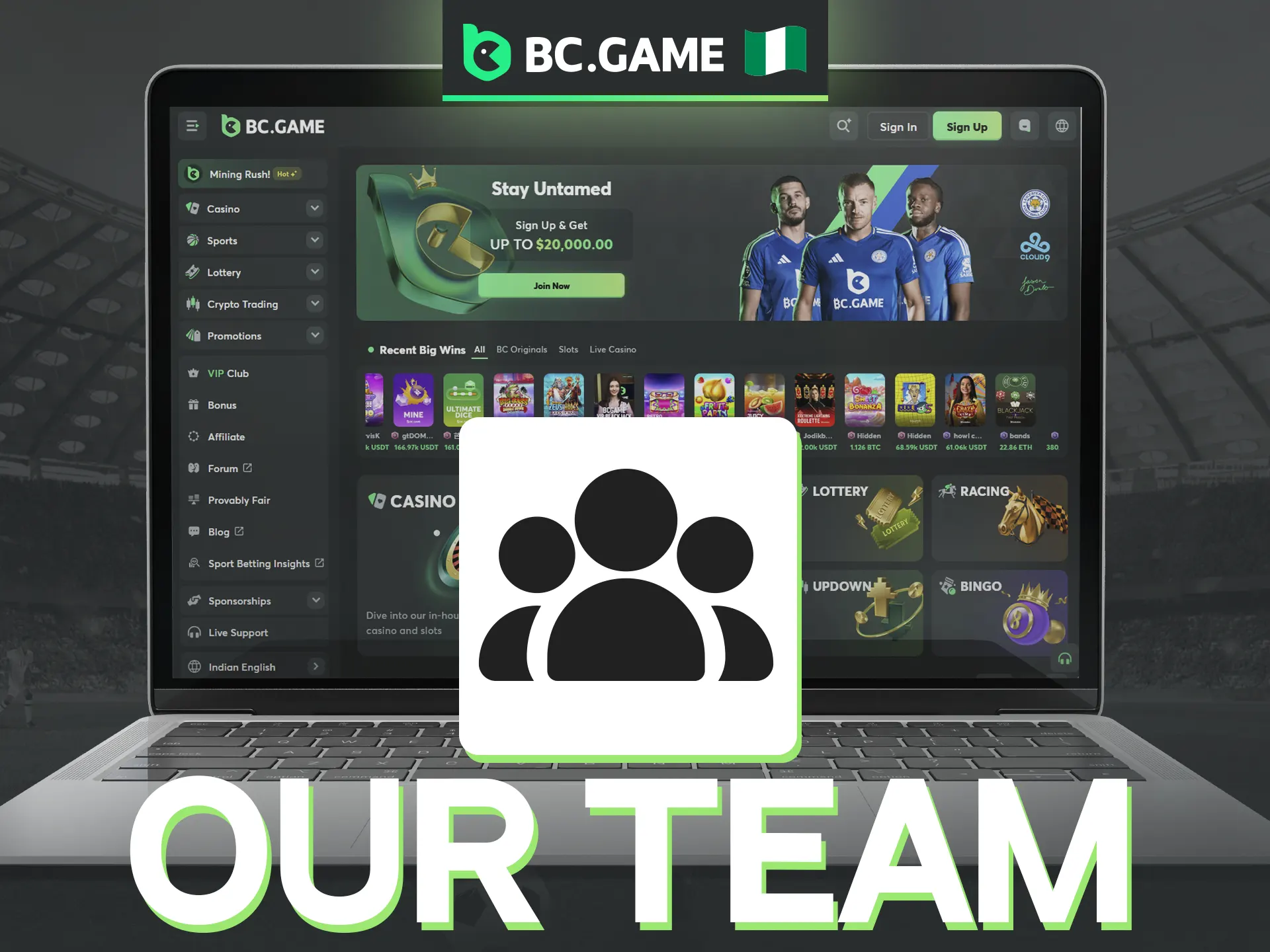 The BC Game team consists of professionals who are committed to providing the best online betting and gambling experience possible.