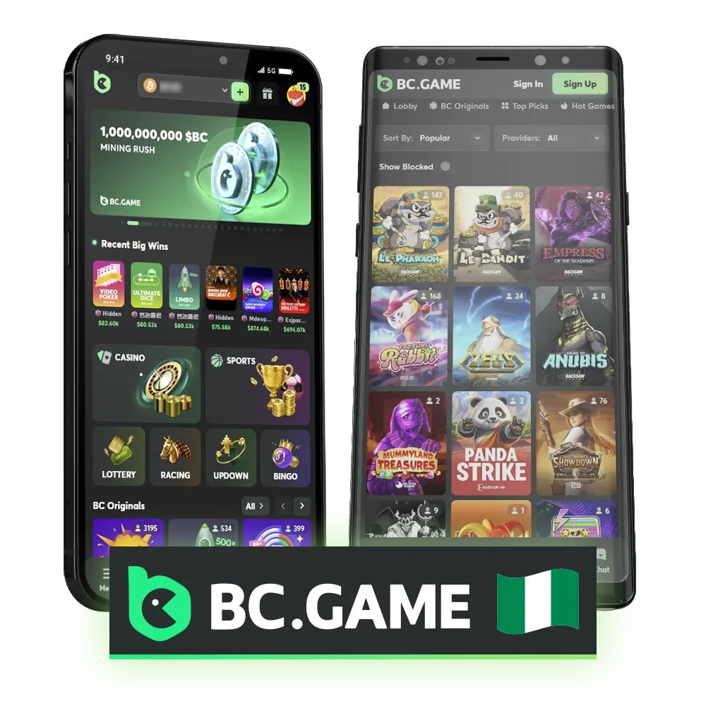 Download BC Game APK for Android and iOS in Nigeria and win!