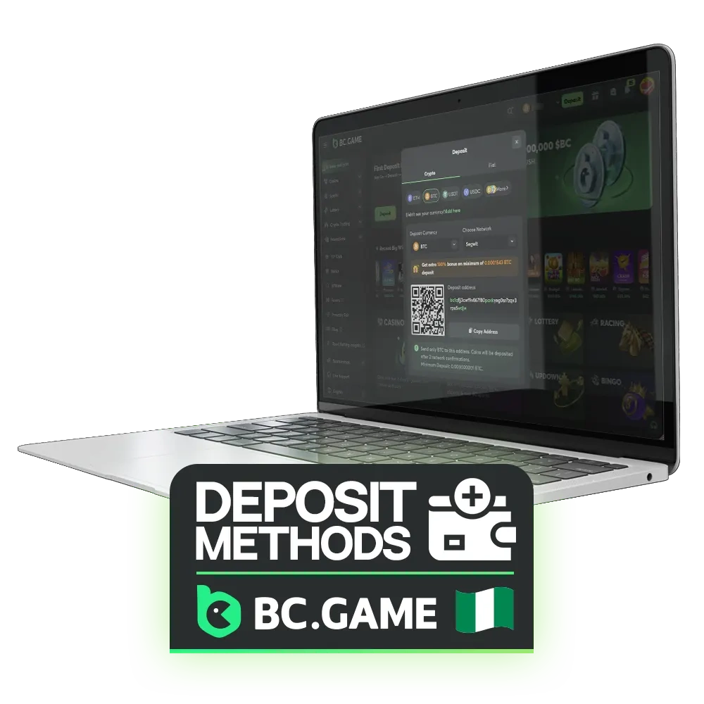 BC.Game provides only reliable deposit methods.