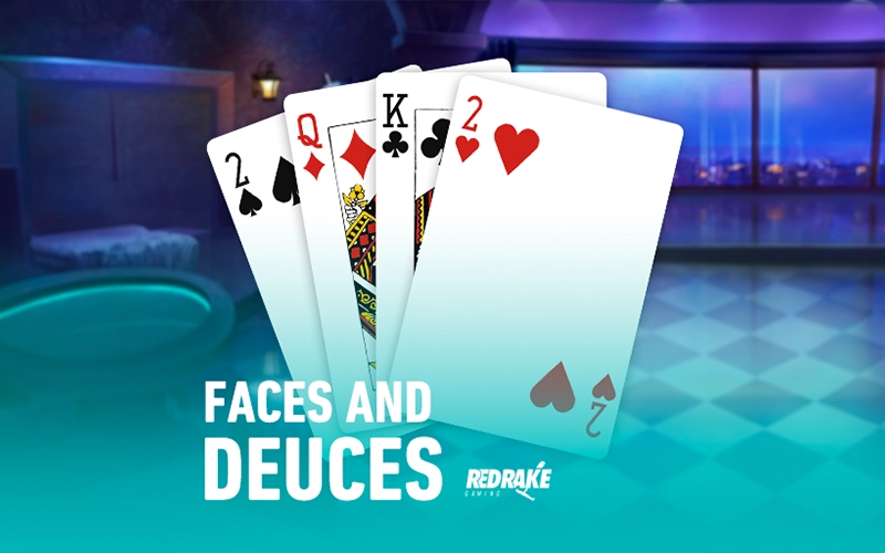 Start playing the Faces and Deuces table game on BC Game.