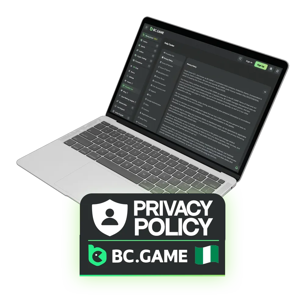 BC Game privacy policy details how your personal information is protected, why it is collected and how it is used.