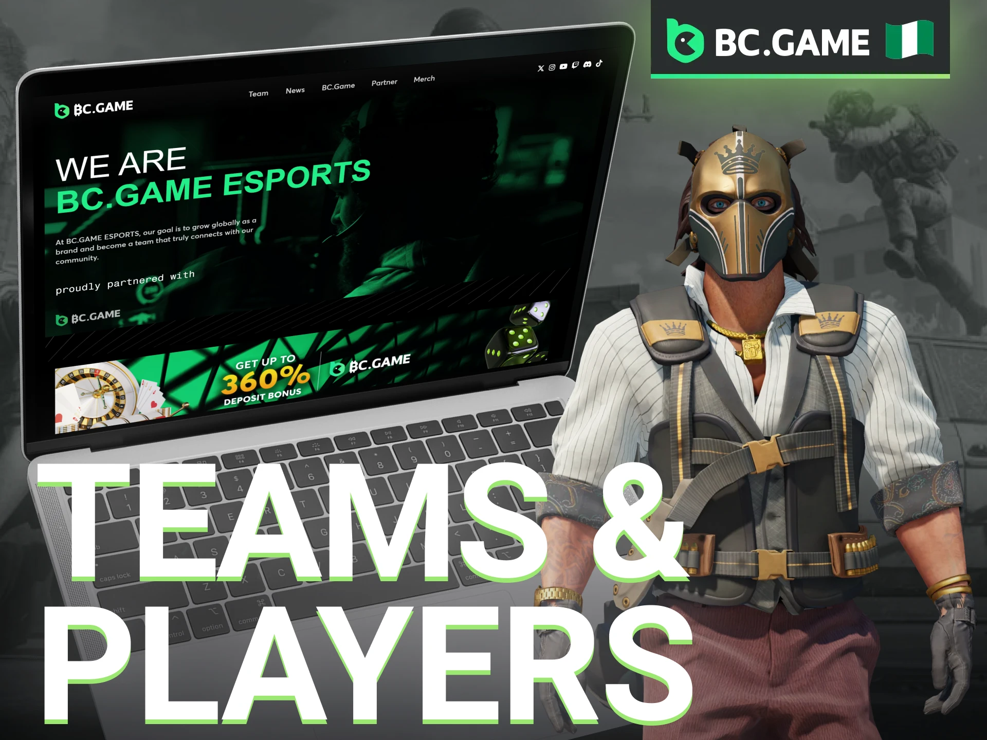 BC Game has its own Counter-Strike 2 team actively participating in esports.