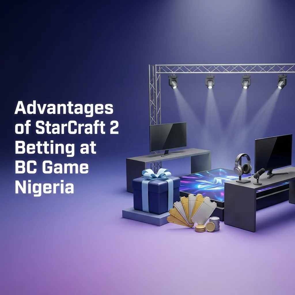 BC Game Nigeria platform showing StarCraft 2 betting options with bonuses and local payment methods for esports fans