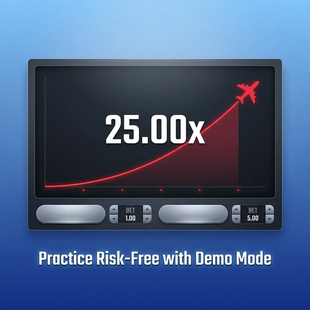 Players testing Aviator game strategies using demo mode with virtual credits on screen