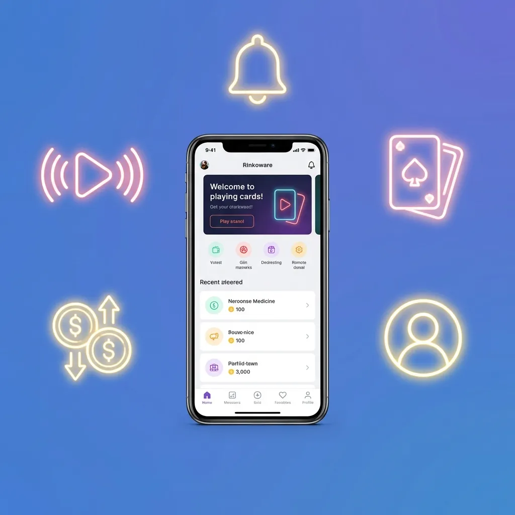BC Game mobile app interface showing cryptocurrency betting options and gaming features for Nigerian players