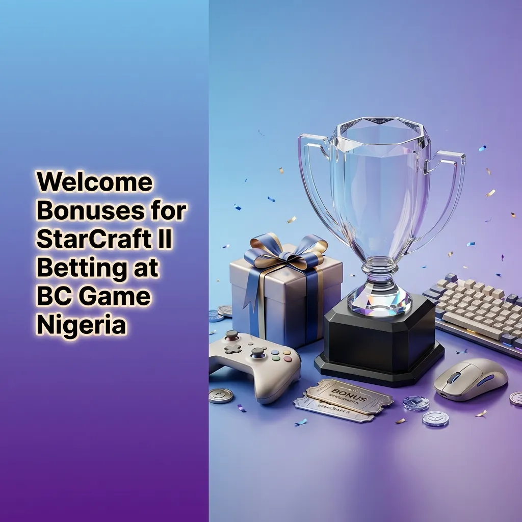 BC Game Nigeria welcome bonus package for StarCraft II betting with registration and deposit process steps