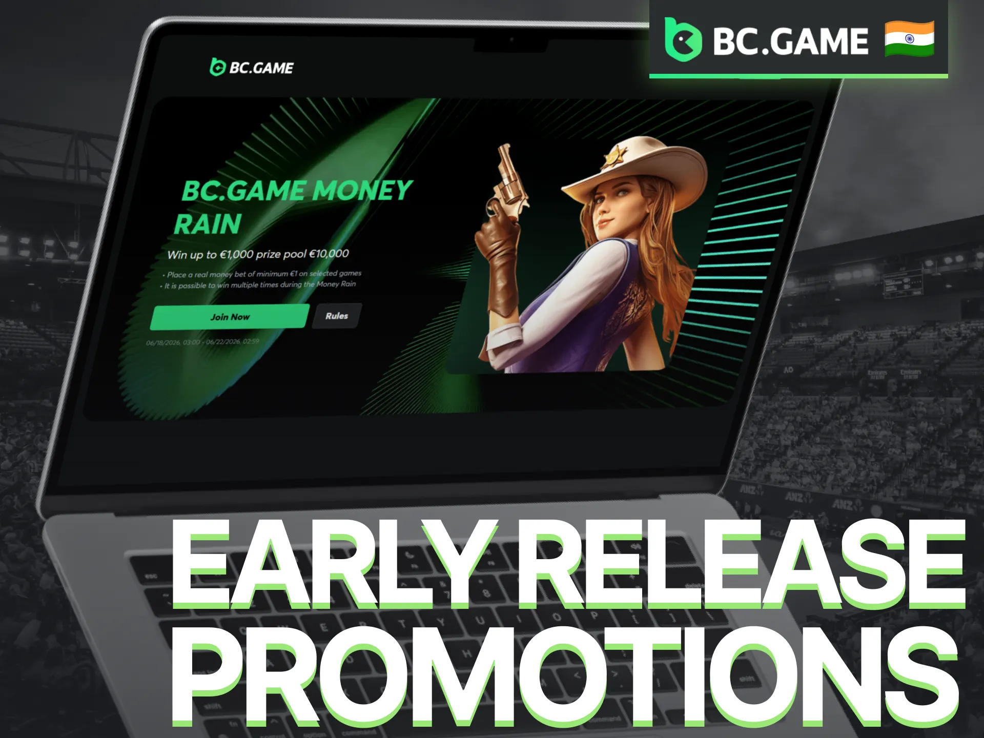 Explore BC Game Early Release Promotions featuring exclusive new offers.