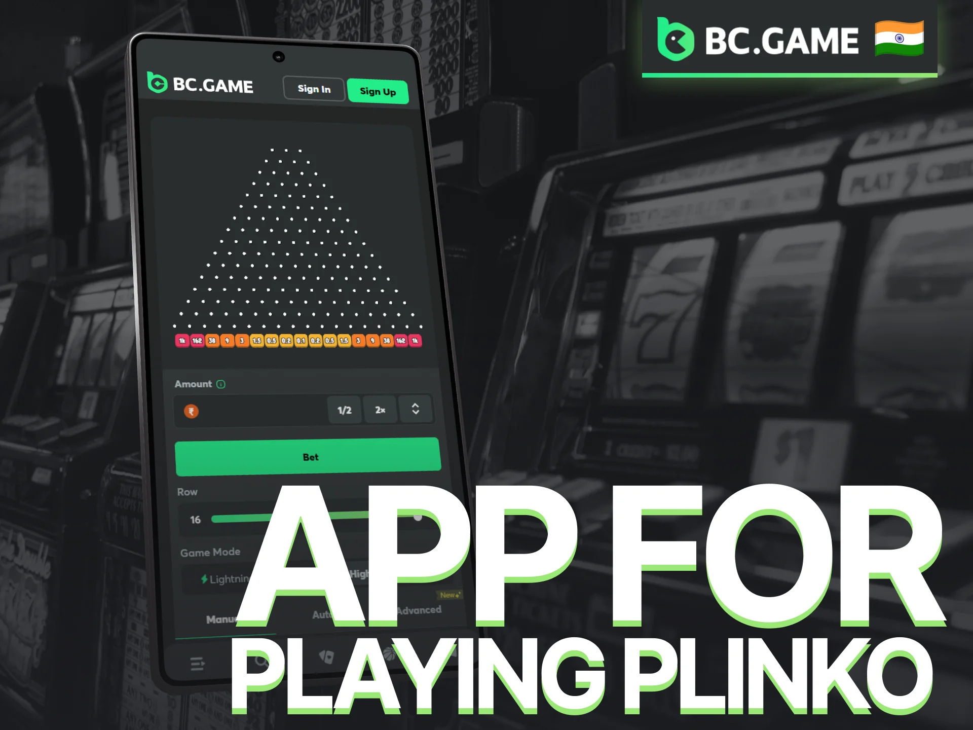 Play Plinko through the BC Game app with convenient mobile access.