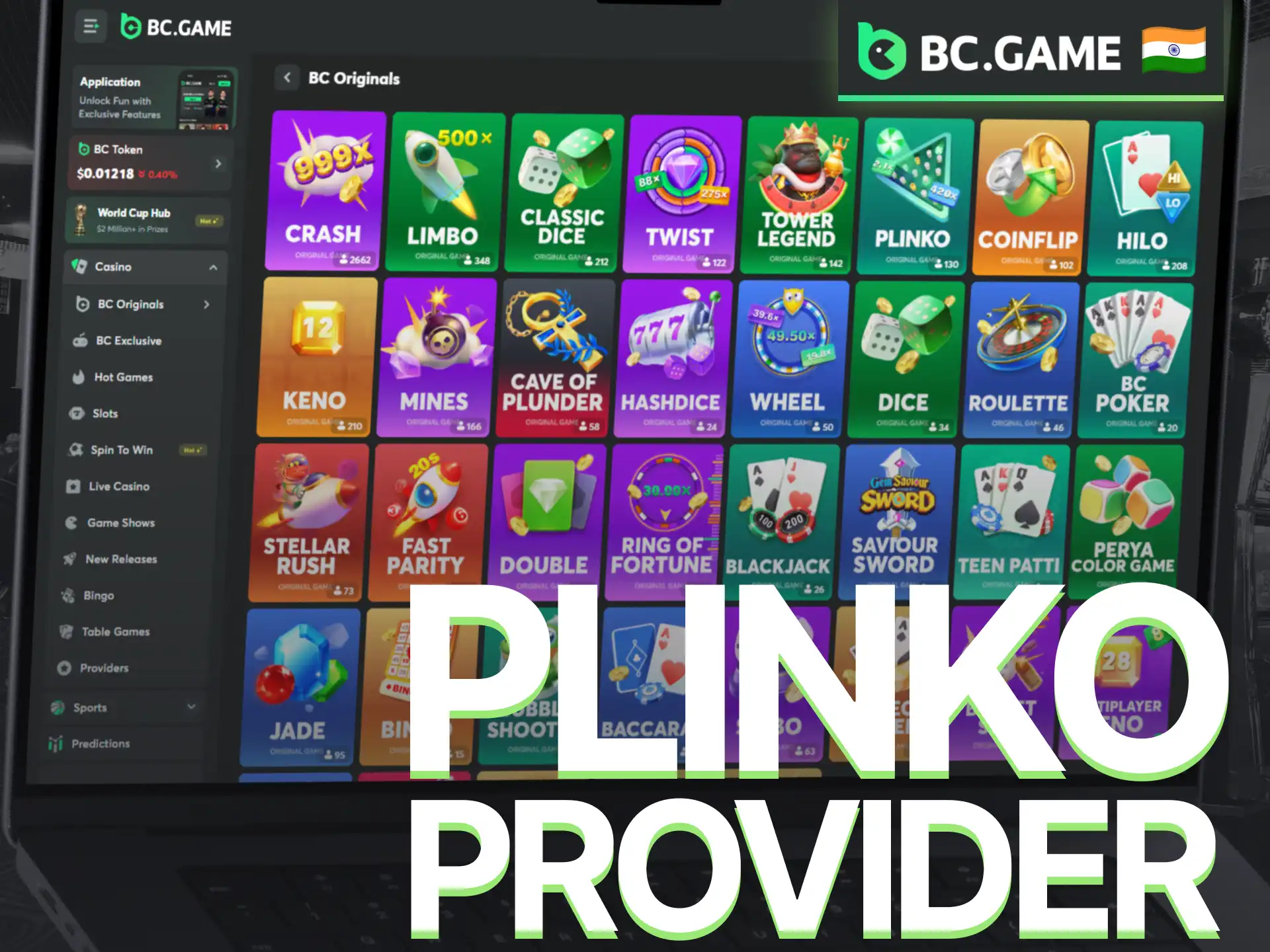 Discover the provider behind the Plinko game available on BC Game.